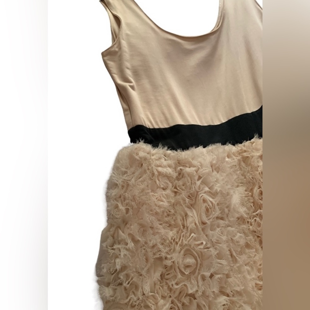 ZARA SLIP ROSETTE FLORAL SLEEVELESS DRESS - Picture 8 of 11